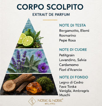 Nose & Nose Corpo Scolpito Extrait de Parfum – Profumo Elegante e Deciso