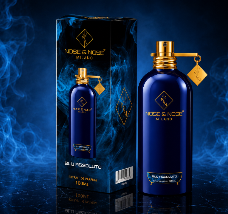 Nose & Nose Blu Assoluto Extrait de Parfum - Profumo Intenso, Elegante e Magnetico