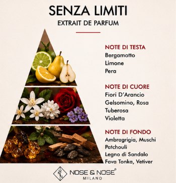 Nose & Nose Senza Limiti Extrait de Parfum - Profumo Intenso ed Elegante