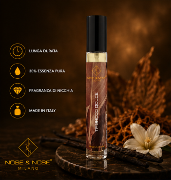 Nose & Nose Tabacco Dolce Extrait de Parfum – Profumo al Tabacco Speziato e Vanigliato