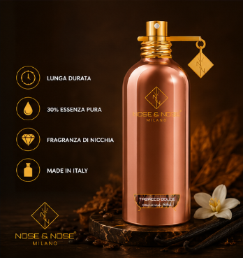 Nose & Nose Tabacco Dolce Extrait de Parfum – Profumo al Tabacco Speziato e Vanigliato
