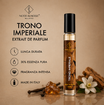 Nose & Nose - Trono Imperiale Extrait de Parfum - Profumo di Nicchia Intenso, Elegante e Maestoso