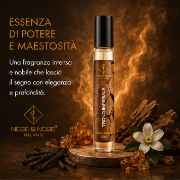 Nose & Nose - Trono Imperiale Extrait de Parfum - Profumo di Nicchia Intenso, Elegante e Maestoso