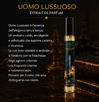 Nose & Nose Uomo Lussuoso Extrait de Parfum – Profumo Maschile Elegante e Distintivo