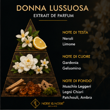 Nose & Nose Donna Lussuosa Extrait de Parfum – Profumo Femminile Elegante e Raffinato