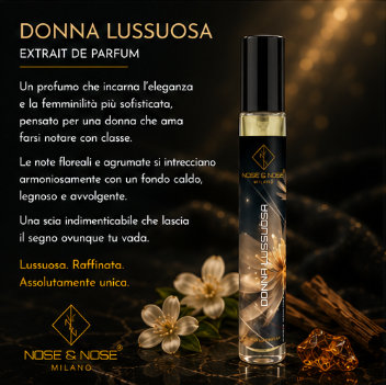 Nose & Nose Donna Lussuosa Extrait de Parfum – Profumo Femminile Elegante e Raffinato