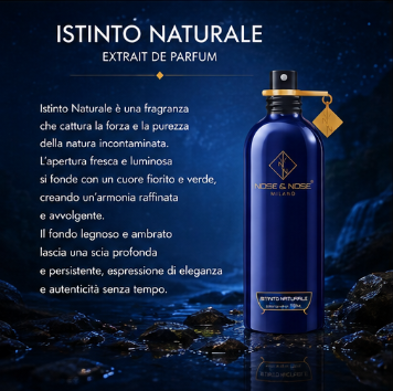 Nose & Nose Istinto Naturale Extrait de Parfum – Profumo Fresco e Avvolgente